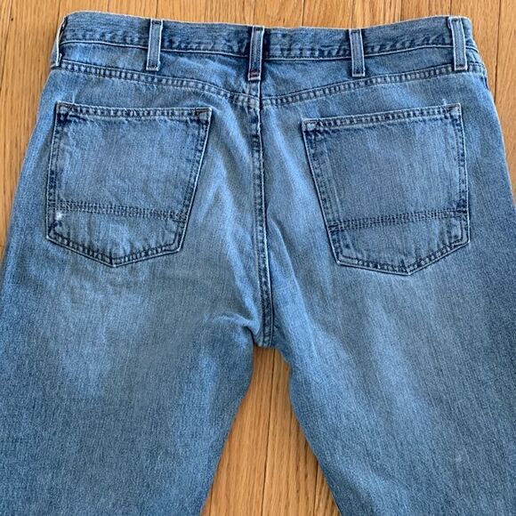 Vintage Arizona jeans light washed distressed Denim Mens 38 x 28 - Picture 5 of 9